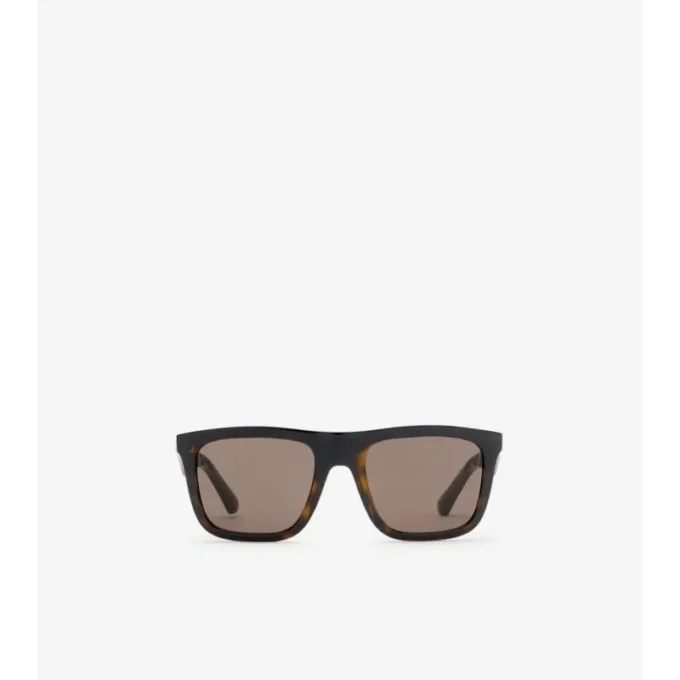 Gafas de sol cuadradas con estampado de cuadros en relieve