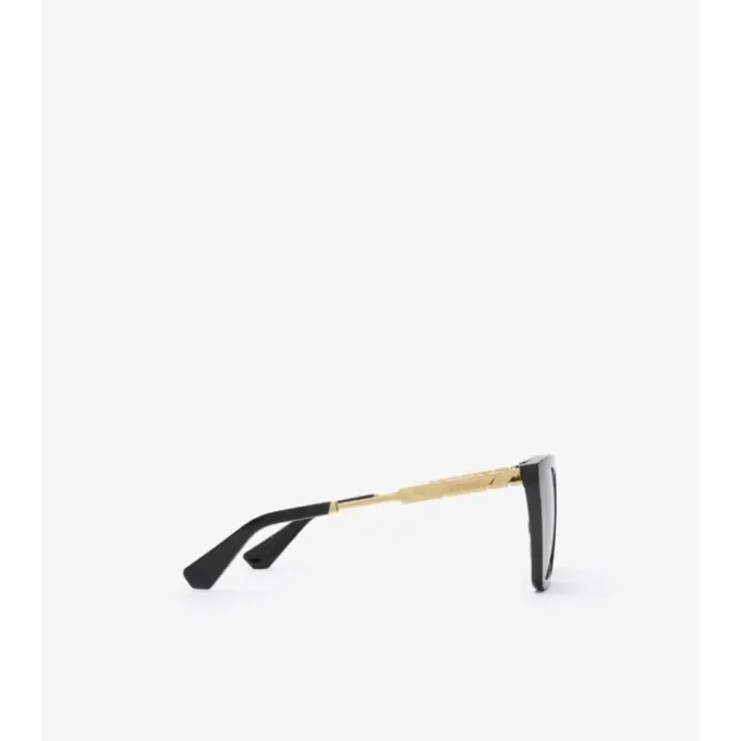 Gafas de sol cuadradas con grabado de cuadros 
