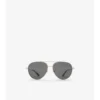 Gafas de sol de aviador con estampado metalizado