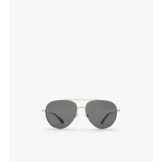 Gafas de sol de aviador con estampado metalizado