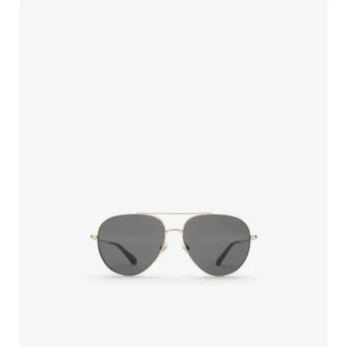 Gafas de sol de aviador con estampado metalizado