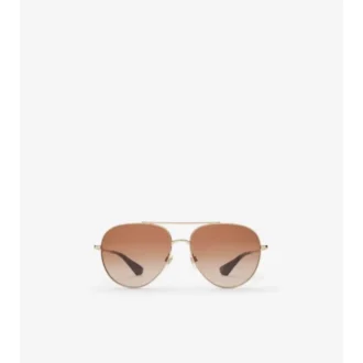 Gafas de sol de aviador con estampado metalizado