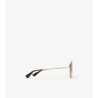 Gafas de sol de aviador con estampado metalizado
