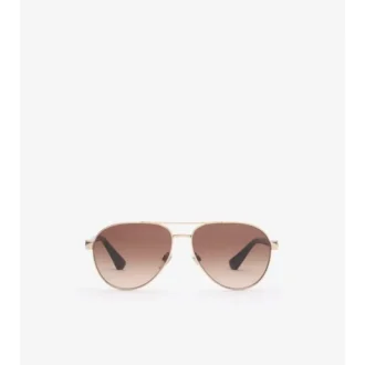 Gafas de sol de aviador con montura metálica 