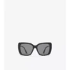 Gafas de sol polarizadas con montura cuadrada y estampado Tubular Check