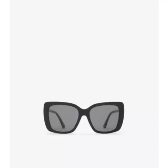 Gafas de sol polarizadas con montura cuadrada y estampado Tubular Check