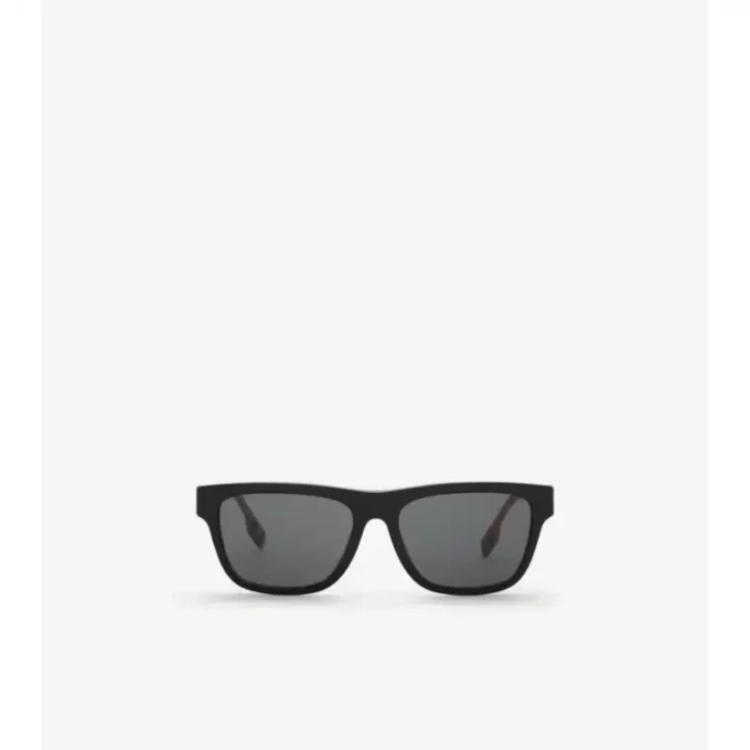 Gafas de sol rectangulares a cuadros