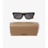 Gafas de sol rectangulares a cuadros