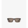 Gafas de sol rectangulares con logotipo 