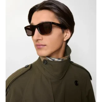 Gafas de sol rectangulares con logotipo 