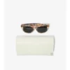 Gafas de sol redondas con estampado de cuadros