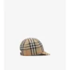 Gorra de béisbol de algodón con estampado de cuadros