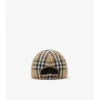 Gorra de béisbol de algodón con estampado de cuadros