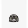 Gorra de béisbol de algodón con estampado de cuadros