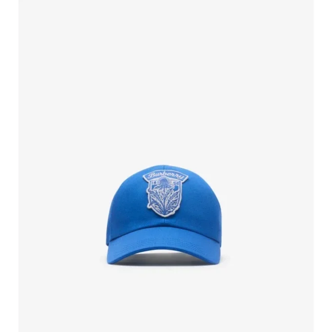 Gorra de béisbol de Gabardine con escudo de cardo