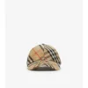 Gorra de béisbol de sarga con estampado de cuadros de EKD