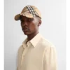 Gorra de béisbol de sarga con estampado de cuadros de EKD