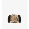 Gorra de cazador de lana a cuadros
