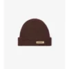 Gorro de lana con parche con el logotipo