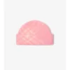 Gorro de mezcla de lana y mohair a cuadros