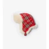 Gorro de trampero de lana a cuadros