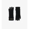 Guantes de mezcla de lana con parche con el logotipo