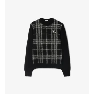 Jersey de lana a cuadros