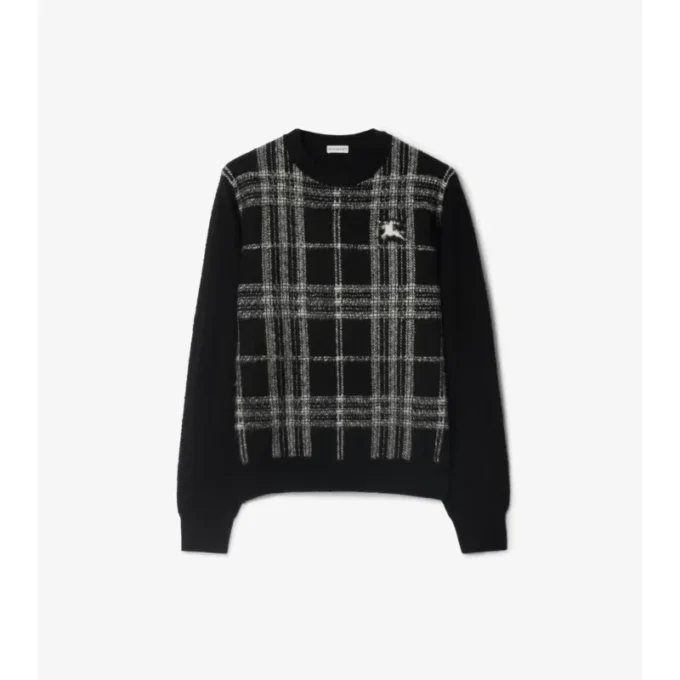 Jersey de lana a cuadros