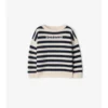 Jersey de lana a rayas con logotipo