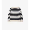 Jersey de lana a rayas con logotipo