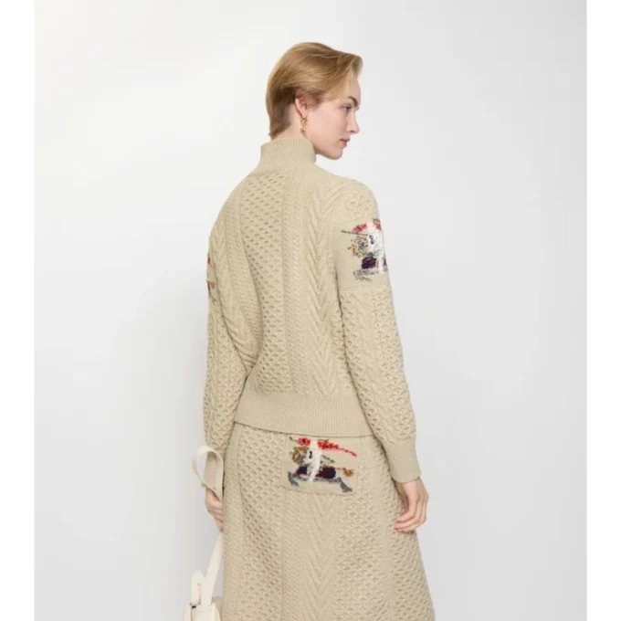Jersey de lana de punto Aran EKD