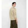 Jersey de lana y cachemira con media cremallera