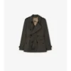 Kensington extra corta de Tropical Gabardine Trench Coat
