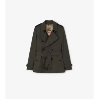 Kensington extra corta de Tropical Gabardine Trench Coat