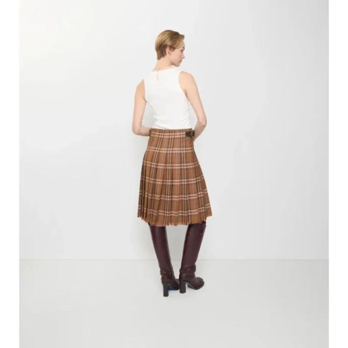 Kilt de lana a cuadros