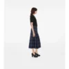 Kilt midi de lana a cuadros