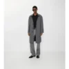 Long Reversible Check Wool Parkbury Car Coat