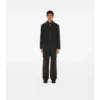 Mid-Length Wool Car Coat
