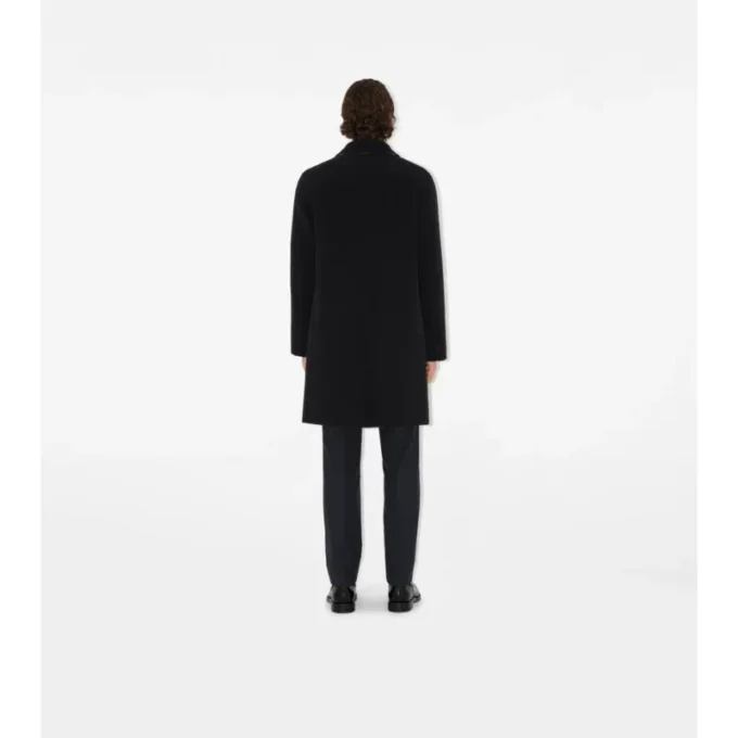 Mid-Length Wool Car Coat