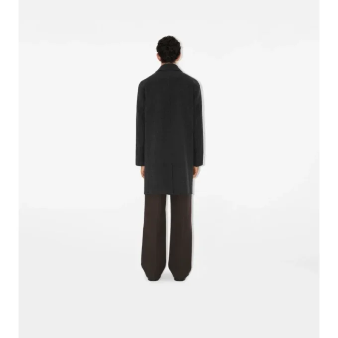 Mid-Length Wool Car Coat