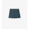 Minifalda de Denim plisada
