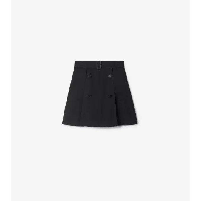 Minifalda tipo gabardine