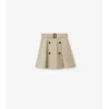 Minifalda tipo gabardine