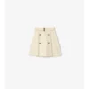 Minifalda tipo gabardine