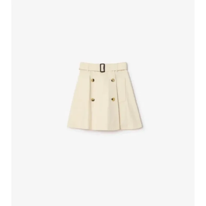 Minifalda tipo gabardine
