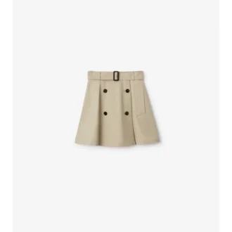 Minifalda tipo gabardine