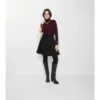 Minifalda tipo gabardine