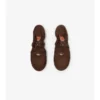 Mocasines de ante color beige