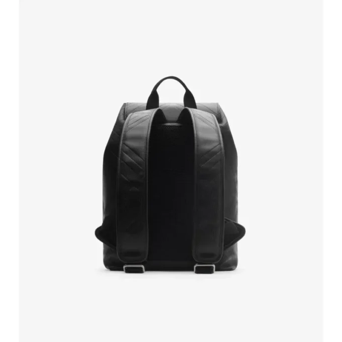 Mochila con estampado de cuadros en relieve