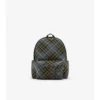 Mochila pequeña con estampado de cuadros